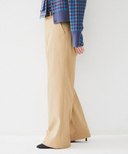 UNTITLED / アンタイトル パンツ | コットンライク ワイドストレートパンツ | 詳細7