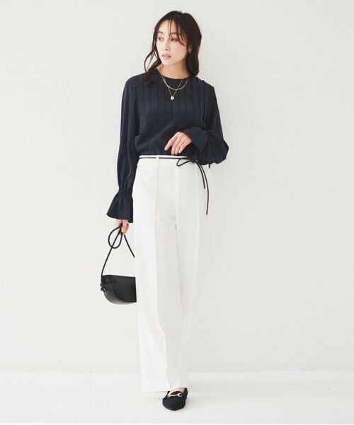 UNTITLED / アンタイトル パンツ | ストレッチストレートパンツ | 詳細4