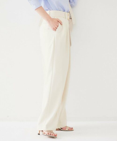 UNTITLED / アンタイトル パンツ | ベルト付き2タックパンツ | 詳細2