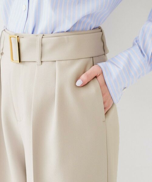 UNTITLED / アンタイトル パンツ | ベルト付き2タックパンツ | 詳細20