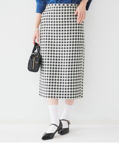 UNTITLED / アンタイトル スカート | 【セットアップ可能】ギンガムチェック ペンシルスカート