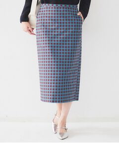 UNTITLED / アンタイトル スカート | 【セットアップ可能】ギンガムチェック ペンシルスカート