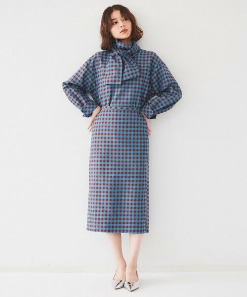 UNTITLED / アンタイトル スカート | 【セットアップ可能】ギンガムチェック ペンシルスカート | 詳細11