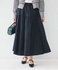UNTITLED / アンタイトル ロング・マキシ丈スカート | ライトコットン ティアードスカート