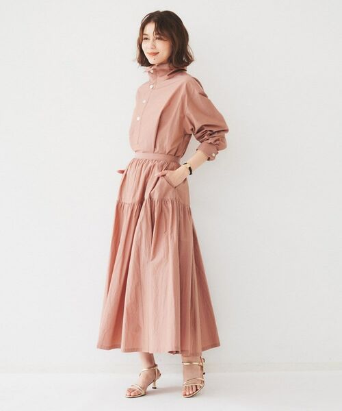 UNTITLED / アンタイトル ロング・マキシ丈スカート | ライトコットン ティアードスカート | 詳細10