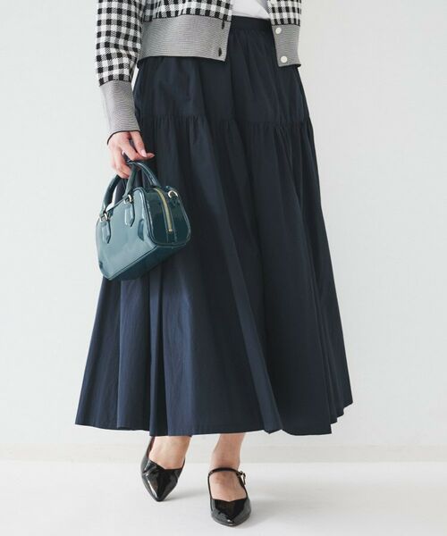 UNTITLED / アンタイトル ロング・マキシ丈スカート | ライトコットン ティアードスカート | 詳細12