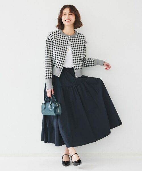 UNTITLED / アンタイトル ロング・マキシ丈スカート | ライトコットン ティアードスカート | 詳細14