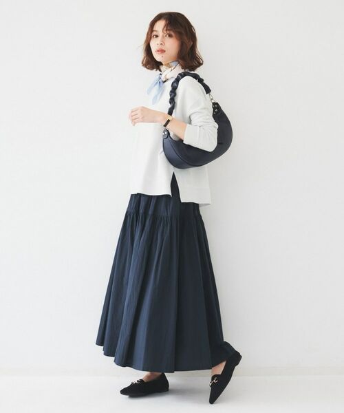 UNTITLED / アンタイトル ロング・マキシ丈スカート | ライトコットン ティアードスカート | 詳細16