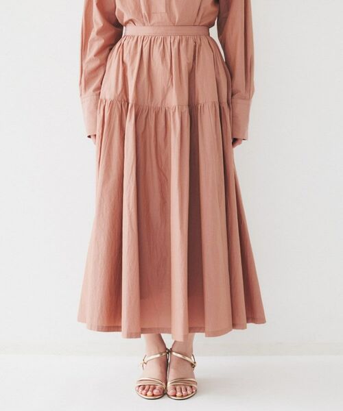 UNTITLED / アンタイトル ロング・マキシ丈スカート | ライトコットン ティアードスカート | 詳細19