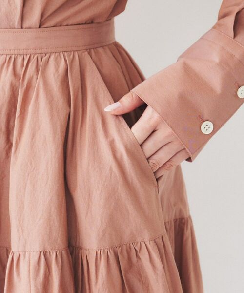 UNTITLED / アンタイトル ロング・マキシ丈スカート | ライトコットン ティアードスカート | 詳細23