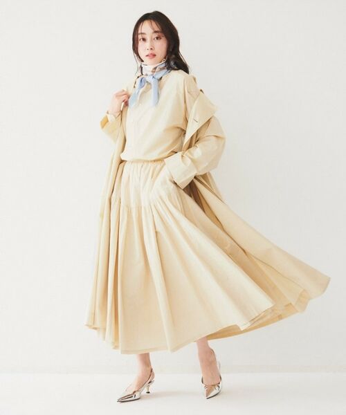 UNTITLED / アンタイトル ロング・マキシ丈スカート | ライトコットン ティアードスカート | 詳細6