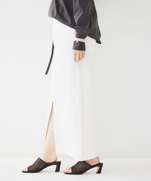 UNTITLED / アンタイトル ロング・マキシ丈スカート | セミタイトデニムスカート | 詳細3