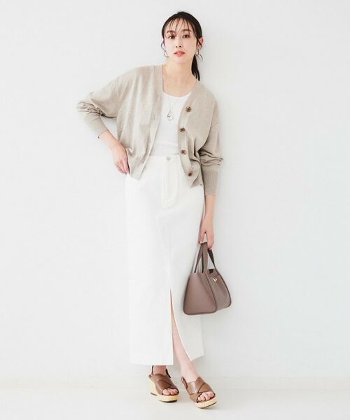 UNTITLED / アンタイトル ロング・マキシ丈スカート | セミタイトデニムスカート | 詳細5