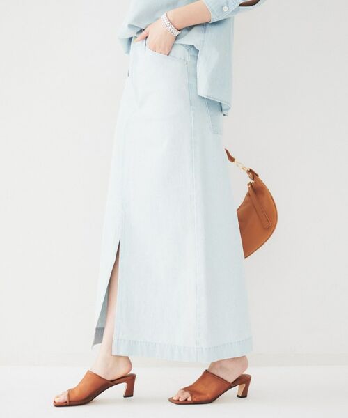 UNTITLED / アンタイトル ロング・マキシ丈スカート | セミタイトデニムスカート | 詳細7