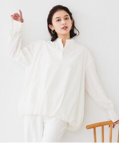 UNTITLED / アンタイトル シャツ・ブラウス | 【朝比奈 彩×Oggi×UNTITLED スペシャルコラボ】バルーンヘムブラウス