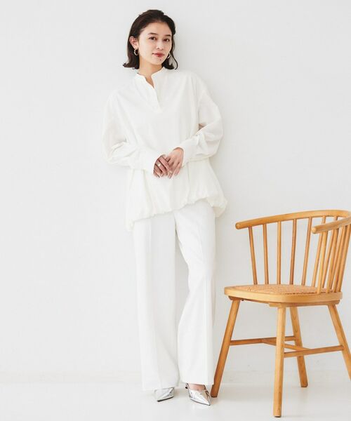 UNTITLED / アンタイトル シャツ・ブラウス | 【朝比奈 彩×Oggi×UNTITLED スペシャルコラボ】バルーンヘムブラウス | 詳細5