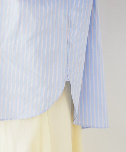 UNTITLED / アンタイトル シャツ・ブラウス | 【コットン100/ストライプ】タイプライター バンドカラーシャツ | 詳細25