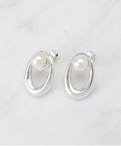 UNTITLED / アンタイトル ピアス・イヤリング | 【PHILIPPE AUDIBERT】Carmel オーバルモチーフピアス