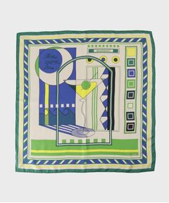 UNTITLED / アンタイトル バンダナ・スカーフ | 【manipuri】65cm×65cm シルクスカーフ