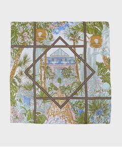 UNTITLED / アンタイトル バンダナ・スカーフ | 【manipuri】65cm×65cm シルクスカーフ