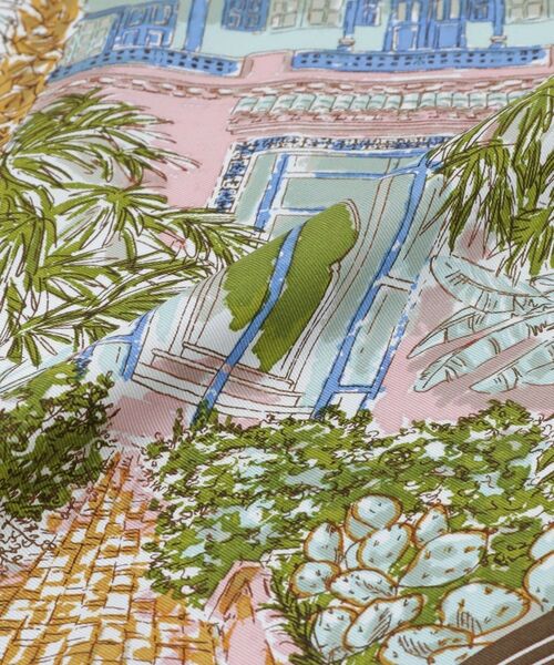 UNTITLED / アンタイトル バンダナ・スカーフ | 【manipuri】65cm×65cm シルクスカーフ | 詳細2