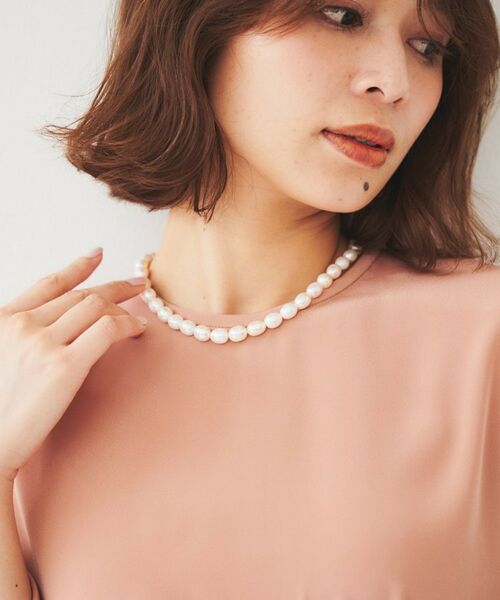 UNTITLED / アンタイトル ネックレス・ペンダント・チョーカー | 【セレモニー】淡水パールショートネック | 詳細5