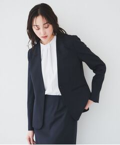 UNTITLED / アンタイトル ノーカラージャケット | レジェールギャバ 背抜きカラーレスジャケット