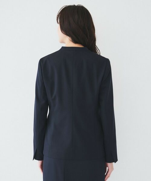 UNTITLED / アンタイトル ノーカラージャケット | レジェールギャバ 背抜きカラーレスジャケット | 詳細17