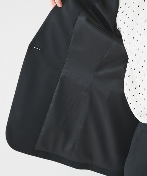 UNTITLED / アンタイトル ノーカラージャケット | レジェールギャバ 背抜きカラーレスジャケット | 詳細7