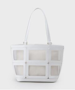 UNTITLED / アンタイトル トートバッグ | チュールカットワークトート