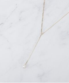UNTITLED / アンタイトル ネックレス・ペンダント・チョーカー | 淡水パールトップYネックレス