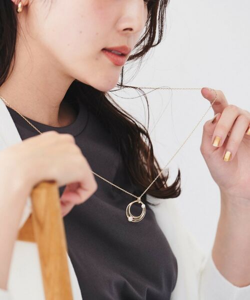 UNTITLED / アンタイトル ネックレス・ペンダント・チョーカー | 【淡水パール】リングネックレス | 詳細4