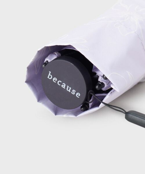 UNTITLED / アンタイトル 傘 | 【遮熱・折り畳み】becauseスーパーライトラインフラワーミニ | 詳細6