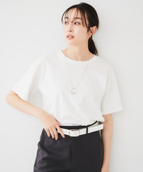 UNTITLED / アンタイトル Tシャツ | 【接触冷感/抗菌防臭/マシンウォッシャブル】クリアスムース Tシャツ | 詳細2