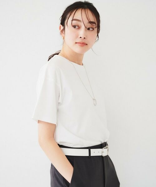 UNTITLED/アンタイトル クリアスムース Tシャツ ホワイト(001) 04(2LT) UNTITLED/アンタイトル クリアスムース Tシャツ ホワイト(001) 04(2LT)