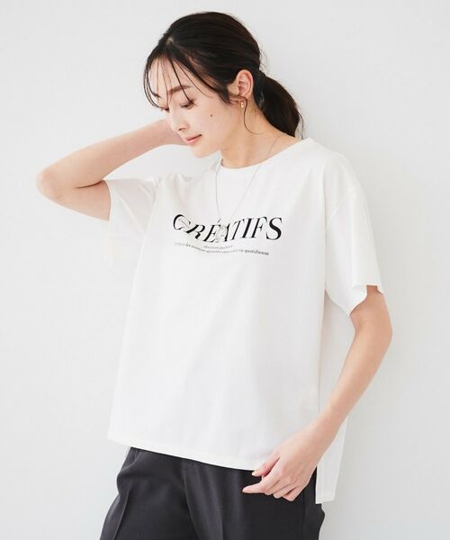 UNTITLED/アンタイトル ロゴTシャツ オフホワイト(103) 00(XS) UNTITLED/アンタイトル ロゴTシャツ オフホワイト(103) 00(XS)