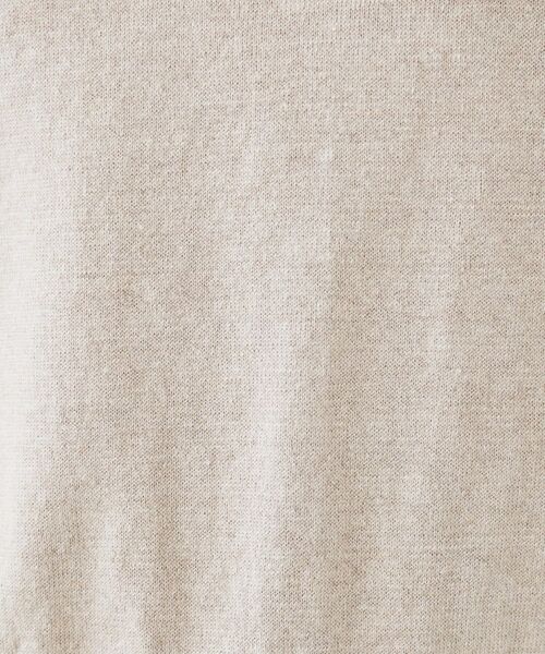 UNTITLED / アンタイトル ニット・セーター | 【アンサンブル可能/洗える】リネン混ベーシックプルオーバー | 詳細13