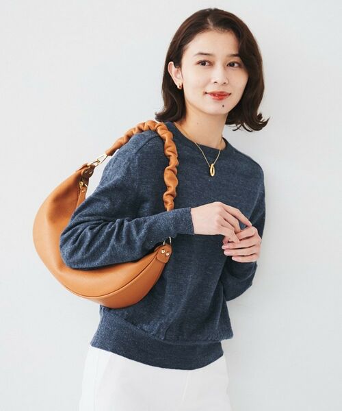 UNTITLED / アンタイトル ニット・セーター | 【アンサンブル可能/洗える】リネン混ベーシックプルオーバー | 詳細14