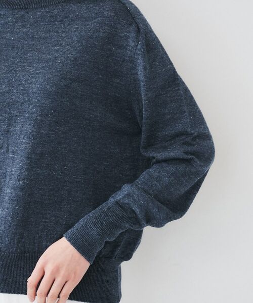 UNTITLED / アンタイトル ニット・セーター | 【アンサンブル可能/洗える】リネン混ベーシックプルオーバー | 詳細22