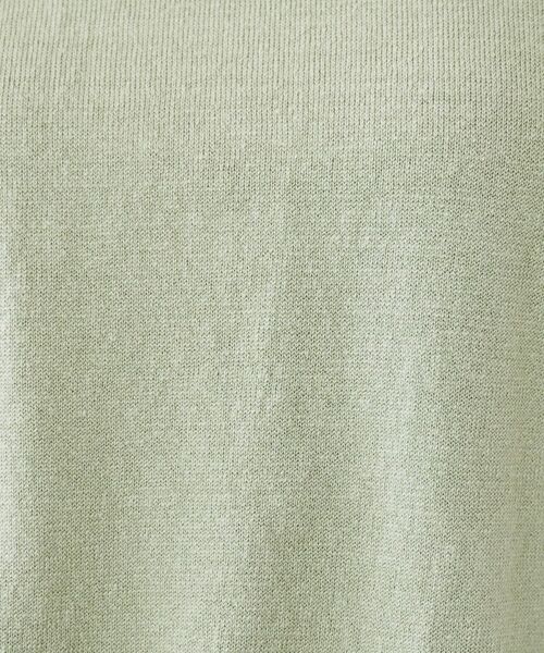 UNTITLED / アンタイトル ニット・セーター | 【アンサンブル可能/洗える】リネン混ベーシックプルオーバー | 詳細5