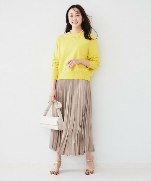 UNTITLED / アンタイトル ニット・セーター | 【アンサンブル可能/洗える】リネン混ベーシックプルオーバー | 詳細7