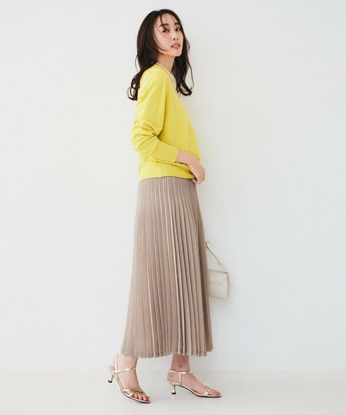 UNTITLED / アンタイトル ニット・セーター | 【アンサンブル可能/洗える】リネン混ベーシックプルオーバー | 詳細8