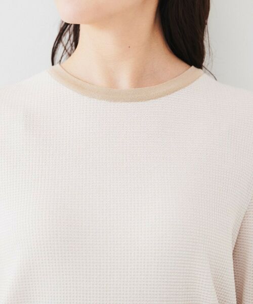 UNTITLED / アンタイトル ニット・セーター | 【配色カラー/アンサンブル可能】きれいめ七分袖ニット | 詳細29