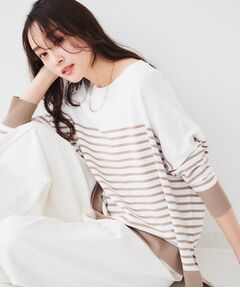 UNTITLED / アンタイトル ニット・セーター | 【体型カバー/透けにくい】ワイドシルエットニット