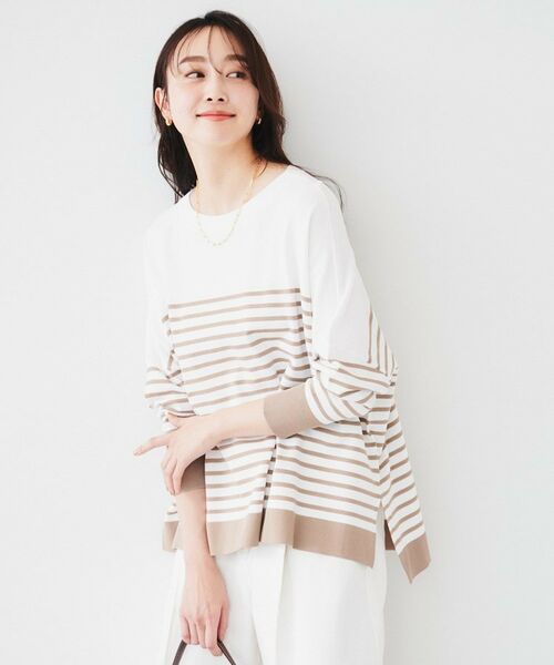 UNTITLED / アンタイトル ニット・セーター | 【体型カバー/透けにくい】ワイドシルエットニット | 詳細18