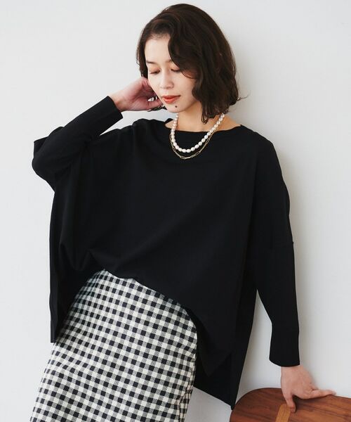 UNTITLED / アンタイトル ニット・セーター | 【体型カバー/透けにくい】ワイドシルエットニット | 詳細3