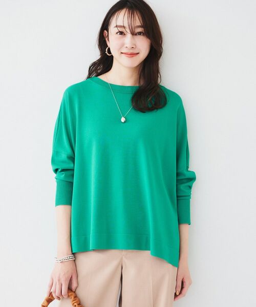 UNTITLED / アンタイトル ニット・セーター | 【体型カバー/透けにくい】ワイドシルエットニット | 詳細6