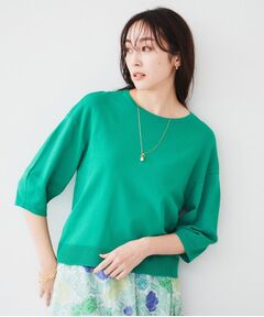 【お値下げ】UNTITLED　アンタイトル　薄手　サマーニット　Mサイズ 新品・即購入OK】UNTITLED アンタイトル サマーニット 七分袖