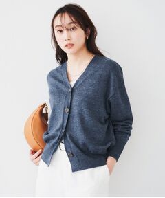 UNTITLED / アンタイトル カーディガン・ボレロ | 【アンサンブル可能/手洗い可】リネン混ベーシックカーディガン
