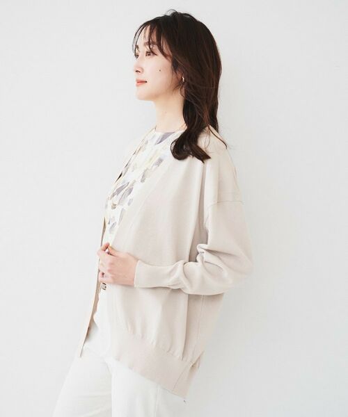 UNTITLED / アンタイトル カーディガン・ボレロ | 【体型カバー/通勤/冷房対策】釦レスカーディガン | 詳細15